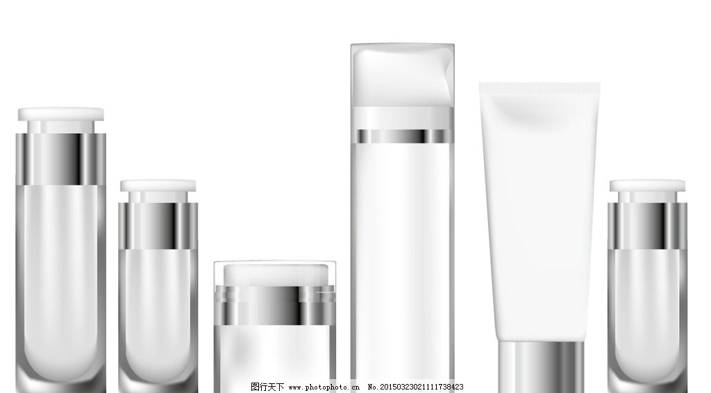 辦公用品與化妝品瓶子的創新視覺融合